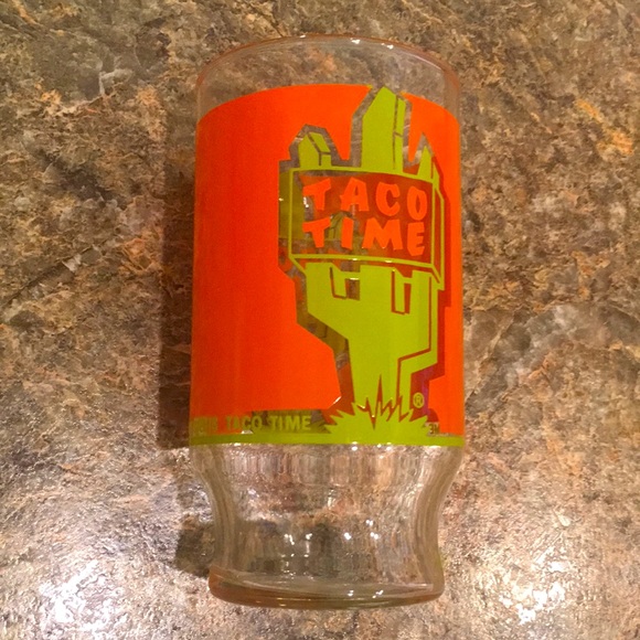 Taco Time Other - Vintage Original Taco Time Glass